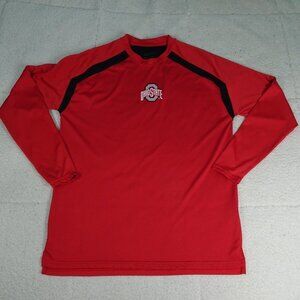 Varsity Red and Black Long Sleeve Tee